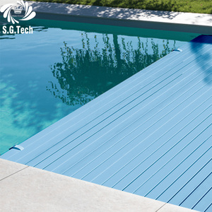 Couverture de <span class=keywords><strong>piscine</strong></span> <span class=keywords><strong>solaire</strong></span> automatique en polycarbonate à isolation thermique durable de haute qualité Water Crown, certifiée CE, taille personnalisée pour <span class=keywords><strong>piscine</strong></span> - Product Image 6