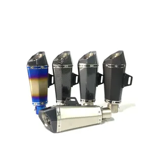 Escape Universal para Motocicleta, Silenciador con Pegatinas Db Killer de 36-51mm para Z900 GSXR1000 SV650 R6 R3 ZX6R ZX10 K7 <span class=keywords><strong>MT07</strong></span> - Product Image 1