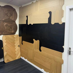 低最小起订量批发价定制拼花地板油毡拼花地板编织硬木竹拼花地板中国 - Product Image 4