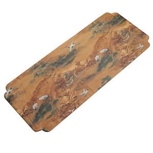 Traditional Chinese Tea Mat Waterproof Dry Brewing Pad Non Slip Zen Style Table Runner For Kung Fu Tea Set - Product Image 5