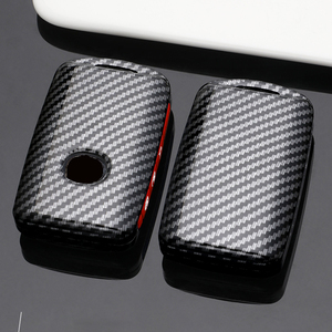 Funda de fibra de carbono ABS de moda para llave de coche Mazda 3 Alexa CX-30 CX30 CX5 CX 5 CX-5 CX8 CX9 CX4 2019 2020 con llavero - Product Image 4