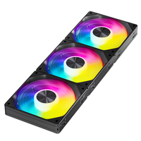 Ventilateur de boîtier PC modulaire XINMAI 120 mm ARGB PWM à interconnexion, un seul câble, avec fixation rapide, OEM ODM