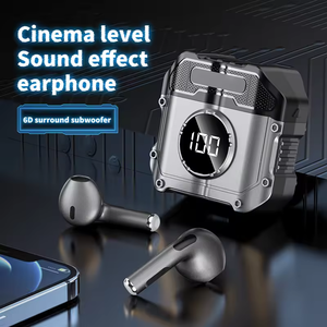 Le casque de jeu <span class=keywords><strong>M2</strong></span> à faible latence prend en charge l'annulation du bruit d'appel ENC <span class=keywords><strong>6D</strong></span> Surround HIFI qualité sonore affichage de l'alimentation LED pour IPhone - Product Image 5