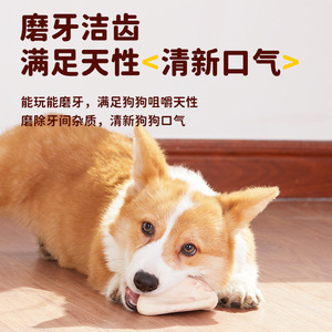 EetOys Realistic Pig Ear Chew Toy Medium Size For Dogs Teeth Cleaning And <b>Biting</b> Resistance - Product Image 4