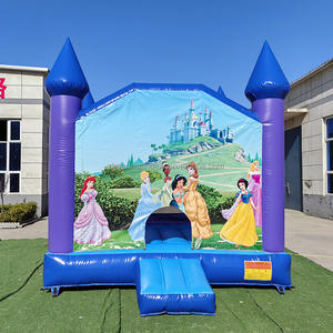 <span class=keywords><strong>Castillo</strong></span> Inflable de PVC Morado, Casa de Brinco con Diseño de Princesa, Alquiler de Brincolines <span class=keywords><strong>para</strong></span> Niños, Casa de Brinco de Dibujos Animados, Parque de Diversiones - Product Image 1