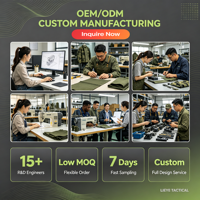 Étui tactique simple/double à dégagement rapide pour menottes, compatible Molle, pour menottes standard/à charnière/à chaîne, pour ceinture de travail