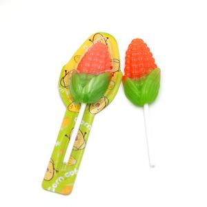 Cartoon Corn Lollipop Hard Toys Fruity Flavored Individually <strong>Wrapped</strong> Corn Shape <strong>Sweets</strong> for Kids Bulk Packaged Bottle - Product Image 3
