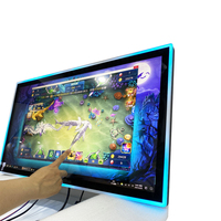 Écran de jeu LED avec cadre lumineux 27 32 pouces, écran tactile pour machine d'arcade