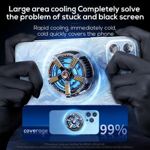 Enfriador de Teléfono Portátil MEMO CXA3, Ventilador de Refrigeración Móvil para Transmisión en Vivo y Juegos - Product Image 6