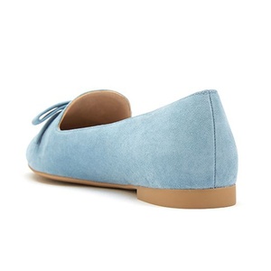 Guangzhou moda nuovo arrivo donna Slip on pelle scamosciata Casual Slip piatto su <span class=keywords><strong>ballerine</strong></span> <span class=keywords><strong>suola</strong></span> <span class=keywords><strong>in</strong></span> gomma per donna - Product Image 3