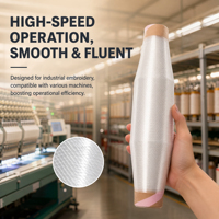 Fil de pêche monofilament 100 % Nylon 6 de haute qualité, 1 kg, teint, transparent, invisible, haute ténacité, pour broderie informatique et sequins