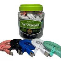 Kabel Pengisian Cepat Micro USB 1m Universal Serial Bus dengan Lapisan PVC untuk Penggunaan Ponsel