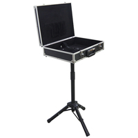 Mallette de transport classique et base de table pliante mallette de tour de magie pliante accessoires de spectacle de magie de scène de table de magicien-taille moyenne