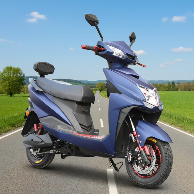 Kai Ku Top-Speed Electric Adult Sportbikes Scooter From Hebei Powerful High-Speed 40-60km/h 60V Lithium Battery Motorcycle