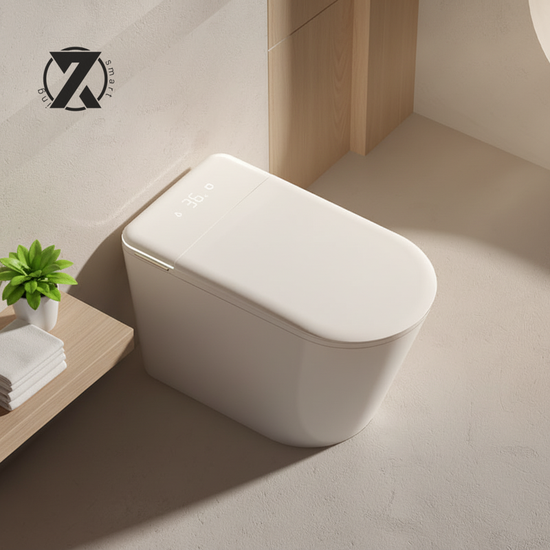 Modern Automatic Flush Open One Piece