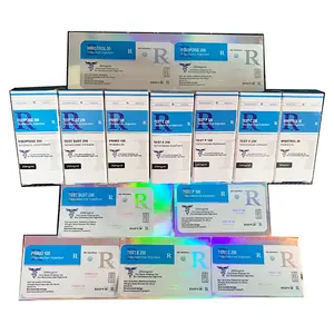 Order steroid packaging EQ PRIMO WIN TEST pharmaceuticals paper box and label sticker for 10ml vials