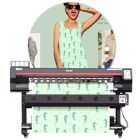 1,8 m de velocidad rápida impresora precio 4pcs i3200E1 cabeza banner impresora plotter color CMYK impresora digital