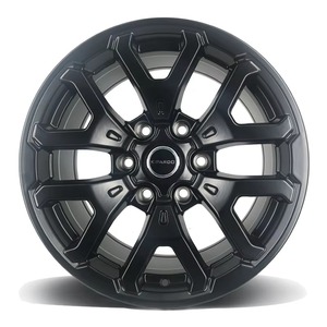 Rines de Aleación Kipardo de 16 Pulgadas 4x4 Todoterreno, Color Negro Mate, 6x139.7, Rines de Aluminio para Camioneta, SUV, Hilux, Ranger, Triton, Land Cruiser - Product Image 2