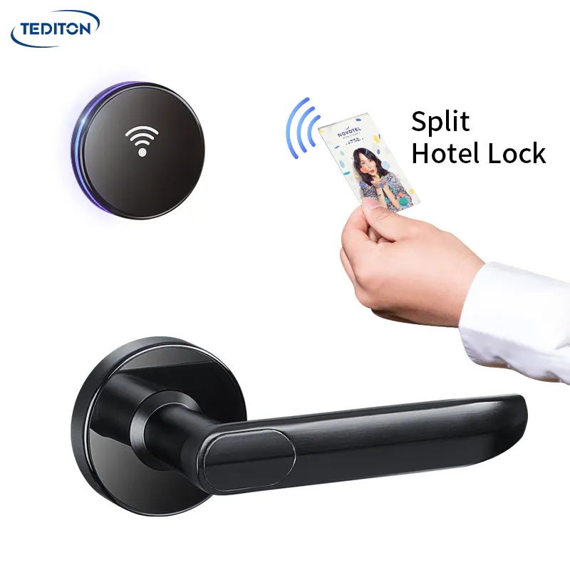 Tediton Security Keyless Cloud System Electronic Rfid Smart Hotel Card Door Lock