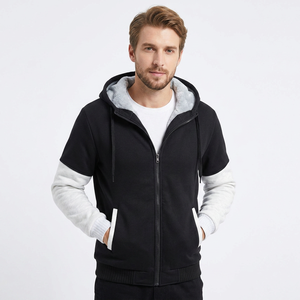 Sweat à capuche en polaire sherpa pour homme avec doublure en polaire moelleuse, développement d'échantillons pour les marques de vêtements de boutique — 102 caractères - Product Image 1