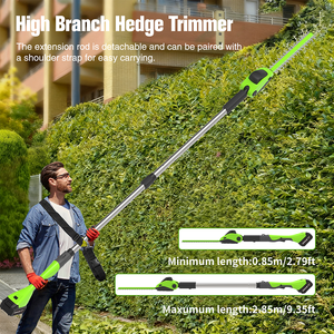 F.EAS Y.D 21V Li-ion <span class=keywords><strong>Batterie</strong></span> Puissant Brossé Ajuster Poignée Longue Portée Électrique 2in1 Sans Fil Pole Hedge Trimmer - Product Image 4