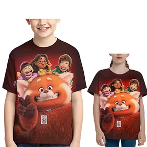 Custom Youth Summer Short Sleeve Shirt T-Shirt Teen Kids 3D Print Crewneck Tops Tee Clothes