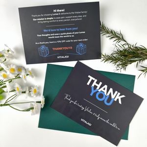 パーソナライズされたカスタマイズロゴギフトカード両面印刷プロモーション活動のためのありがとうカード - Product Image 2