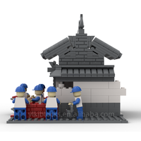 Modelo de Bloques de Construcción de Villa Personalizada, Arquitectura Personalizada para Exhibición, OEM ODM, Bloques de Construcción Personalizados, Modelo de Ladrillos en Miniatura de Villa