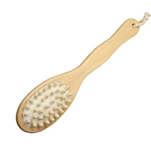 <span class=keywords><strong>Brosse</strong></span> à dos en bois hollandais à double face avec manche long de 35 cm, poils de <span class=keywords><strong>sanglier</strong></span> moyens et beige, pour le massage - Product Image 4