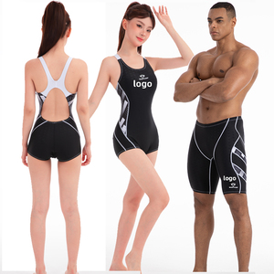 Couple Unisex Bikini Set Sexy <strong>Vintage</strong> Style Anti-Uv Quick Dry Low Waist Bandeau Push up <strong>Swimsuit</strong> Men's Swimming Trunks Beachwear - Product Image 1