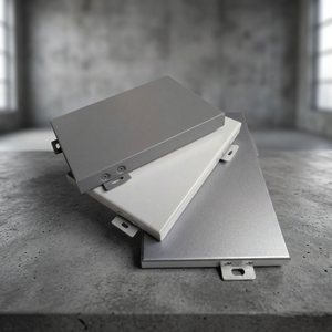 Panneau de mur rideau en alliage d'aluminium, revêtement en poudre, imperméable, revêtement extérieur, façade, matériau de construction - Product Image 3