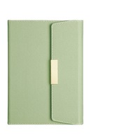 Nouveau coffret cadeau de carnet de notes A5 pour entreprise, bloc-notes en PU, couverture en cuir, reliure cousue, logo imprimable avec stylo et clé USB