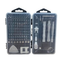 Vente chaude 115-en-1 Ensemble complet d'outils à main pour la réparation de téléphones portables Utilisation de bricolage avec boîte de personnalisation OEM et emballage de boîtier