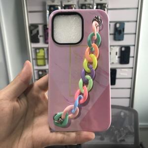 สร้อยข้อมือหรูหรากันกระแทกสายโซ่สายคล้องข้อมือเคสโทรศัพท์มือถือสำหรับ <span class=keywords><strong>Iphone</strong></span> 13 12 <span class=keywords><strong>11</strong></span> Pro Cover - Product Image 2