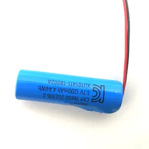 KC Certification 18650 3.7v 1200mah Cylindrical Rechargeable Lithium Ion Battery For Electronic Toys