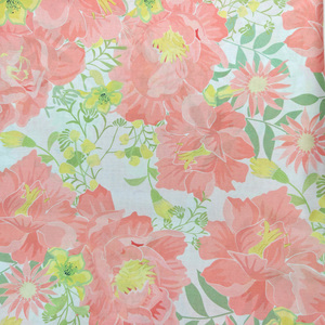 Tissu en coton imprimé numérique floral personnalisé en gros, tissu en coton doux imprimé de fleurs - Product Image 6