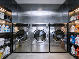 Lave-linge industriel entièrement automatique intelligent pour hôtels, hôpitaux, lave-linge haute performance avec fonction de séchage - Product Image 2