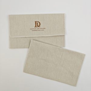 Bolsa de Regalo de Lujo de Algodón para Joyería y Maquillaje, con Logotipo Personalizado al por Mayor - Product Image 2