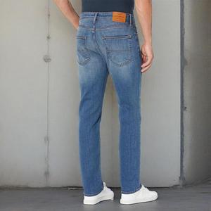 กางเกงยีนส์ลำลองผู้ชายไซส์พิเศษเอวสูงมีกระดุมพิมพ์ลายวินเทจทรงตรงเข้ารูปสีต่ำแบบลำลองฤดูร้อนล่าสุด - Product Image 1