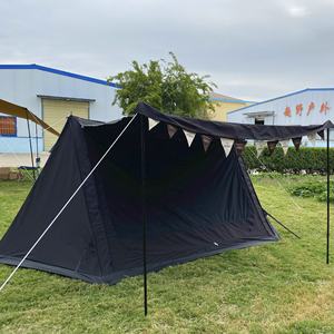 Tienda de campaña de algodón para 2 personas, toldo grande, refugio de emergencia al aire libre para acampar, tienda de toldo con gato para estufa - Product Image 3