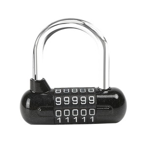 Combination Lock N908 Black Aluminum Alloy Resettable <b>Padlock</b> For Gym Escape Room Dormitory Use - Product Image 2