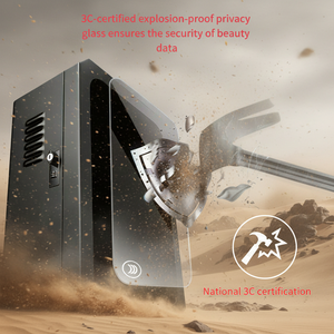Borne de Recharge Murale Octogonale Verrouillable Xunuo Xunuo003 7kW AC/DC pour Véhicules Électriques, Armoire Extérieure Étanche Noire, Compatible Nouveaux Véhicules Électriques - Product Image 2