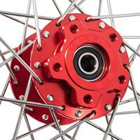Roues à rayons en aluminium ZCLH 17x1.6/17x2.15 avant/arrière pour moto tout-terrain Light Bee