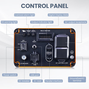 Máy phát điện <span class=keywords><strong>Inverter</strong></span> chạy xăng YHS 2500W 3kW loại siêu yên tĩnh, điện áp định mức 230V/240V, máy phát điện di động dùng cho gia đình, có sẵn trong kho - Product Image 4