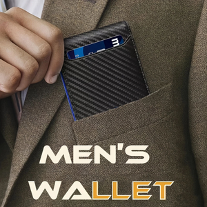 Portafoglio da uomo minimalista <span class=keywords><strong>di</strong></span> alta qualità nuovo vecchio stile RFID protetto in finta pelle PU porta biglietti da visita - Product Image 6