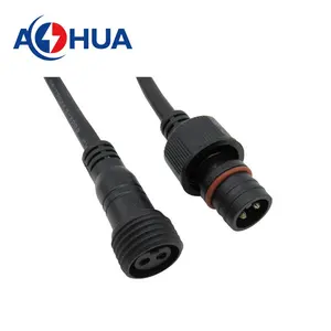 Cable Connectors AOHUA LED Strip Light 2 3 4 Pin Male Female Waterproof Cable Connector Ip65