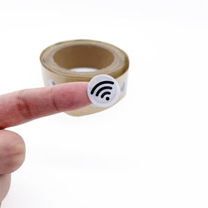 OEM <span class=keywords><strong>NFC</strong></span> çip hava etiketi <span class=keywords><strong>NFC</strong></span> ISO14443A çıkartmalar özel Logo NTAG215 13.56MHz RFID etiketi 25mm Mini etiketi Cardy marka - Product Image 2