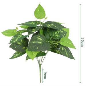 Tanaman Hias Dinding Buatan yang Laris Manis, Tanaman Plastik Daun Hijau, Tanaman Rambat Palsu untuk Dekorasi Rumah dan Pernikahan - Product Image 4