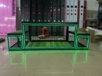 Jeu de football interactif sur banc avec éclairage LED, machine de jeu de football sous table Subsoccer