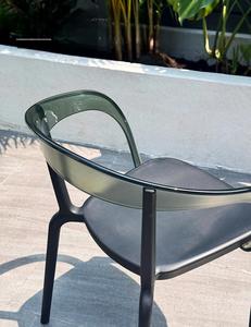 Muebles modernos de exterior, sillas de salón de jardín, silla de jardín hermética de plástico para restaurante - Product Image 5